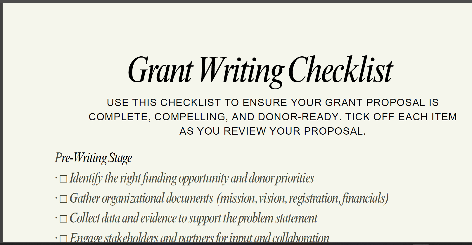 NGO Grant Writing Master Toolkit - Image 2